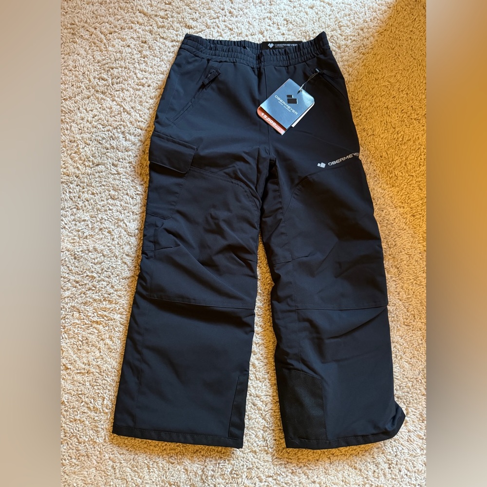 Obermeyer Kids Size 6 Black Ski Pants New with Tags